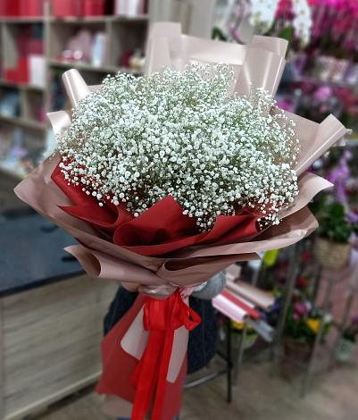 Букет цветов из: Гипсофила в Чесма