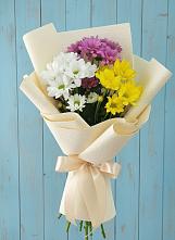 Букет цветов из:  Хризантемы в Чесма