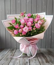 Букет Розовый кустик в Чесма