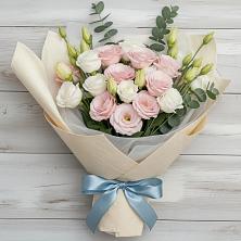 Букет цветов из:  Лизиантусы в Чесма