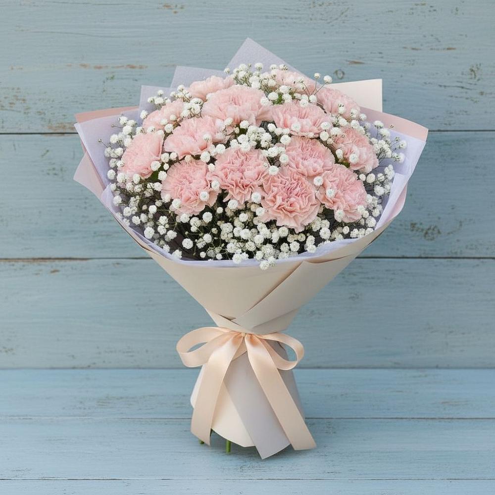 Букет цветов из: Гвоздики в Чесма