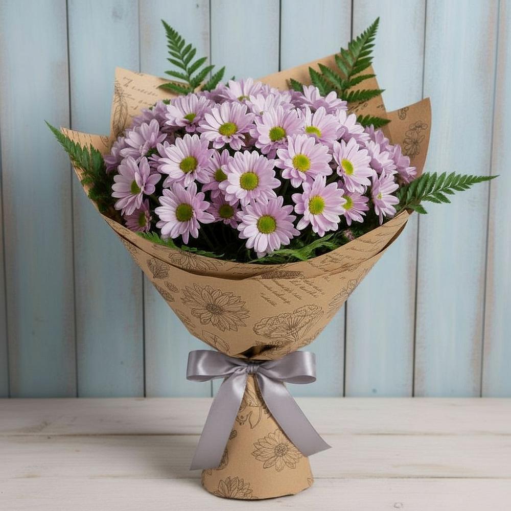 Букет цветов из: Хризантемы в Чесма