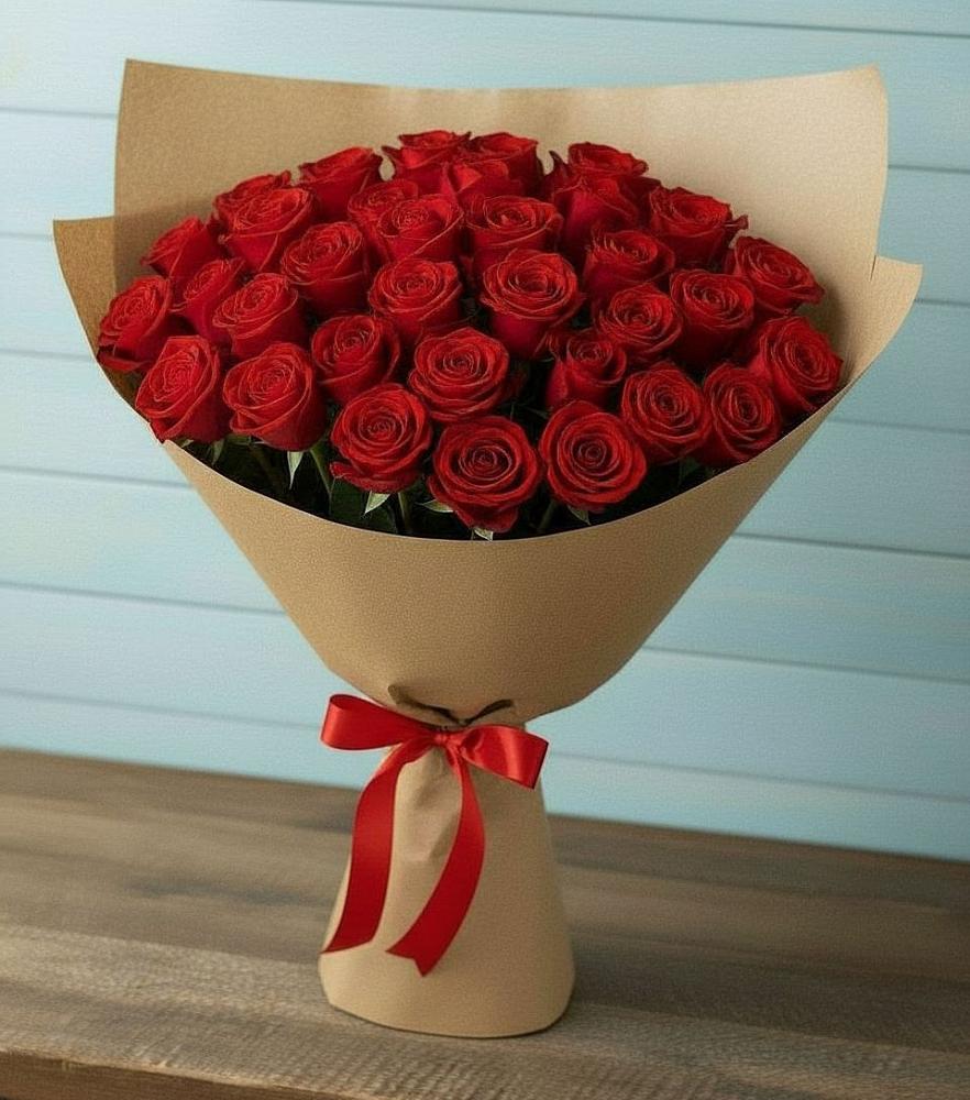 Букет Красные розы Милано в Чесма