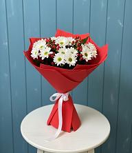 Букет цветов из:  Хризантемы в Чесма