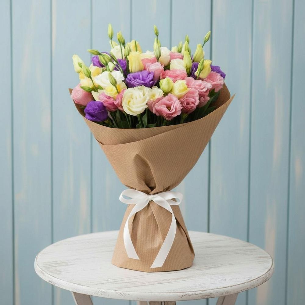 Букет цветов из: Лизиантусы в Чесма