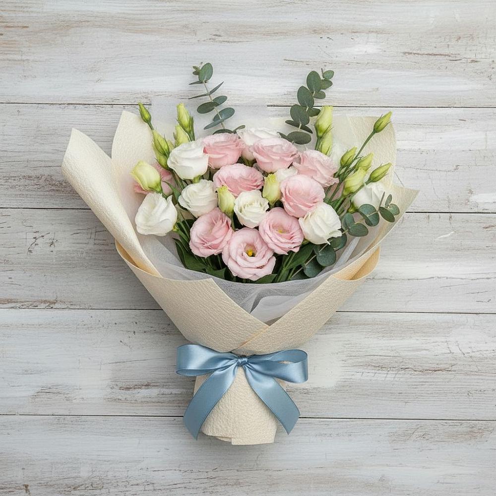 Букет цветов из: Лизиантусы в Чесма